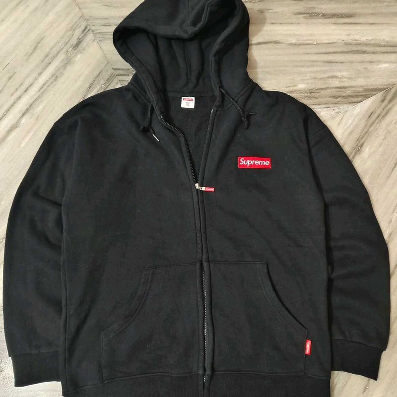 Supreme Hitchiker Black Zip Hoodie