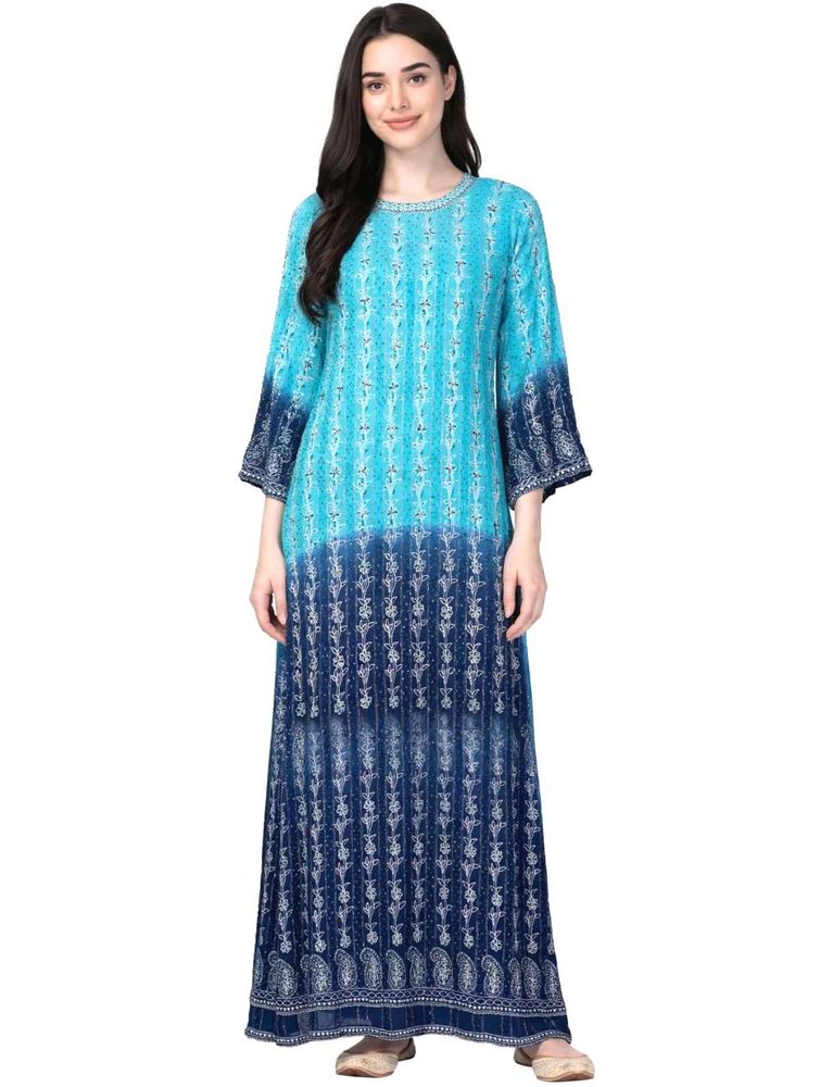 Beautiful Ombre Print Kurta