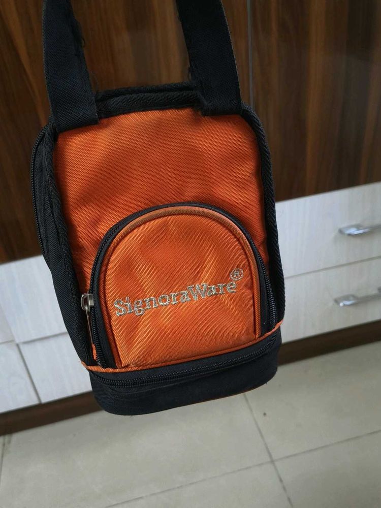 SignoraWare Orange &amp; Black Waist Bag