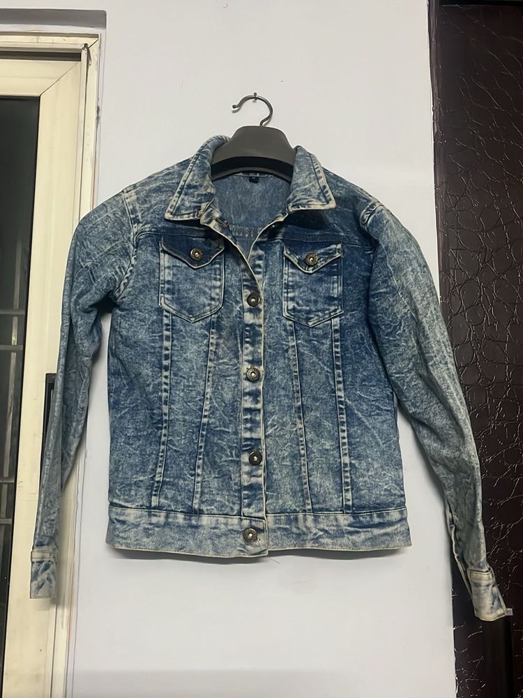 Acid Wash Denim Jacket