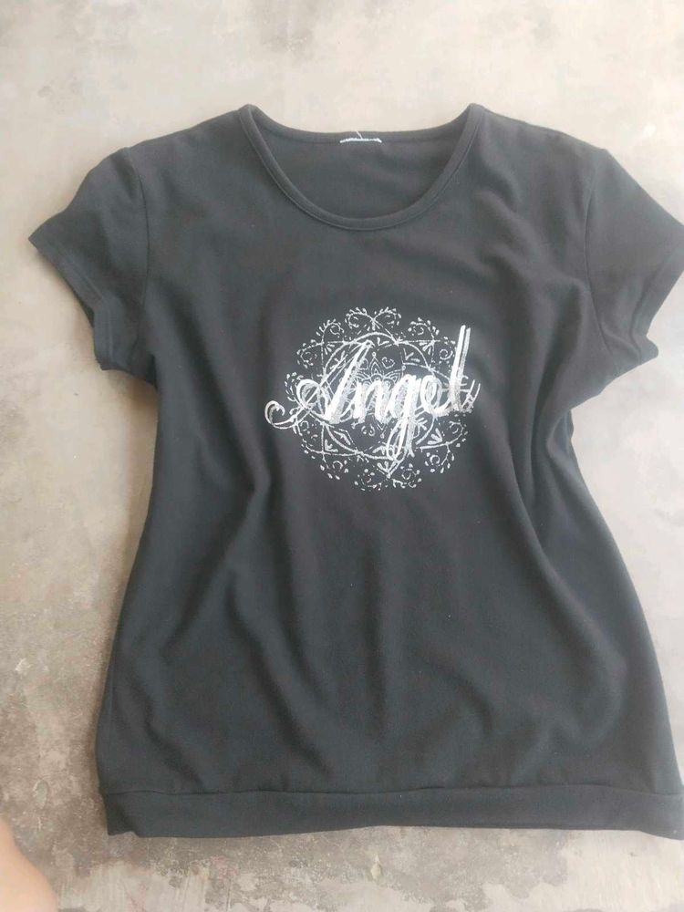 black print top women