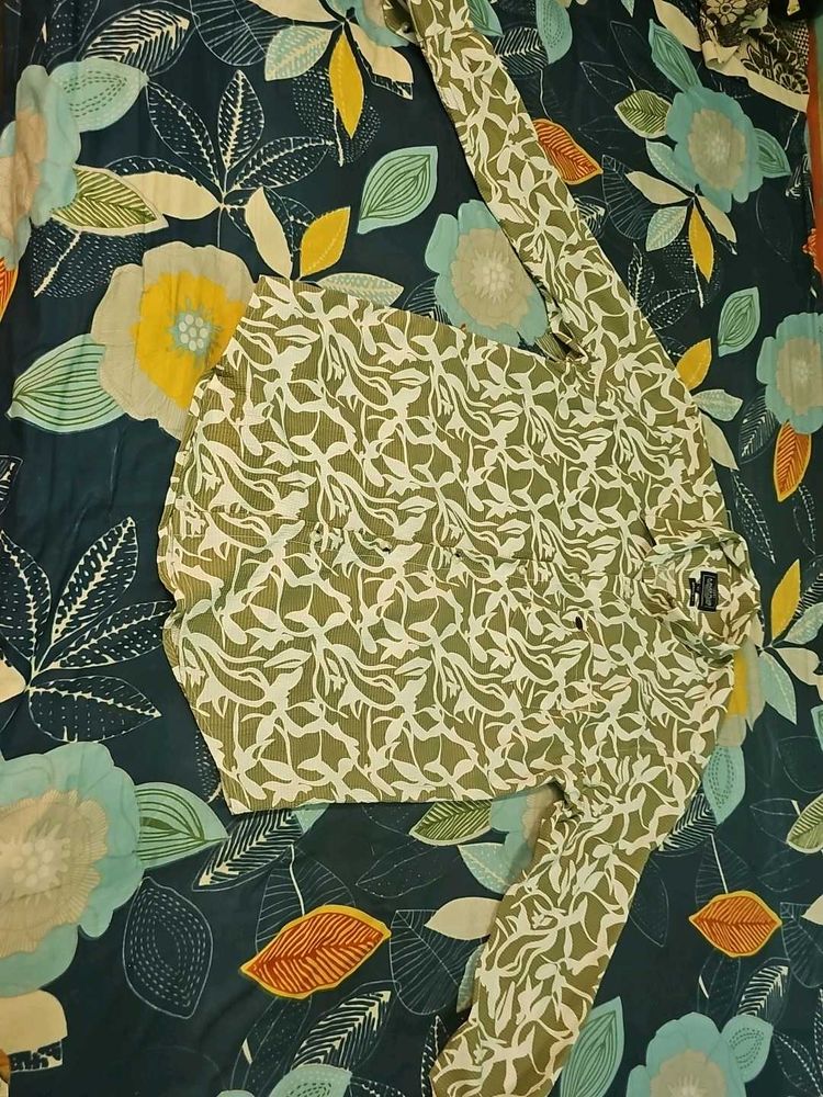 Patterned Button-Down Shirt