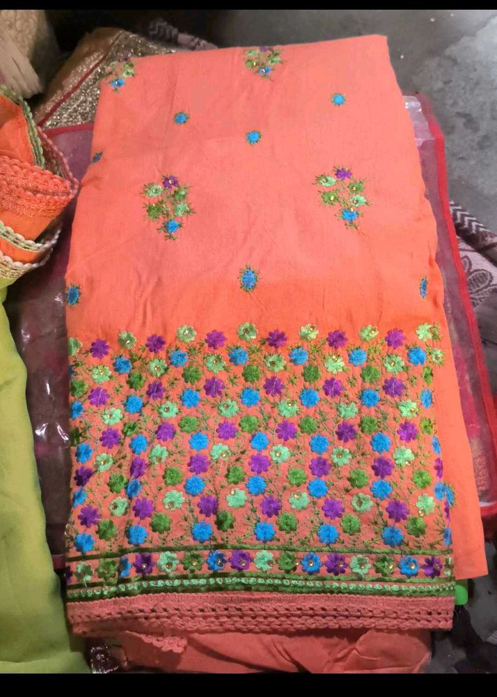 New Dress Material 3 Pcs Combo No Return/No Refund