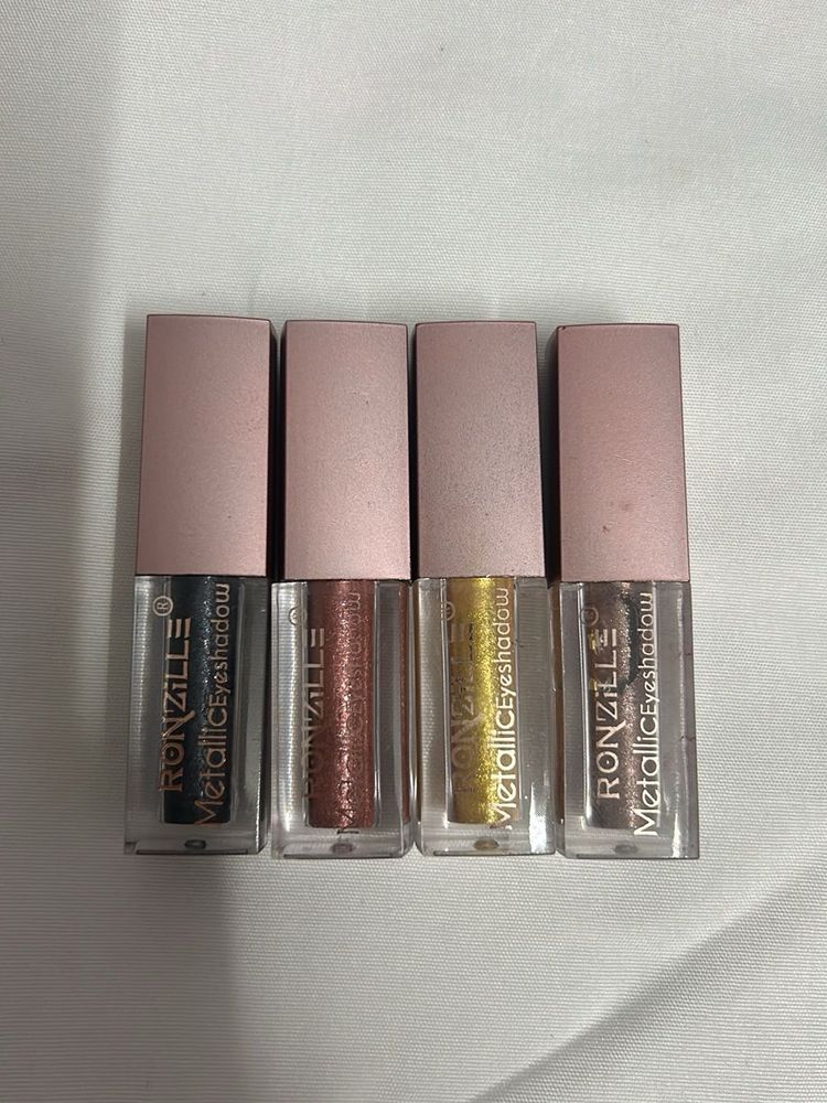 RonZille Metallic Eyeshadow Set of 4