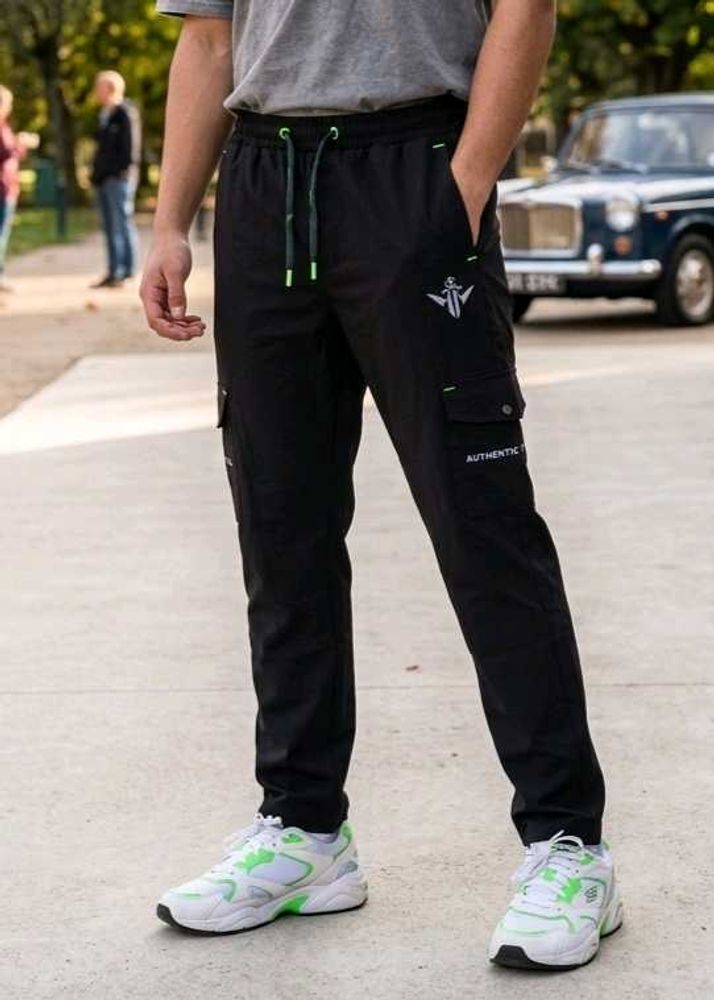 Men's Black Cargo Pants