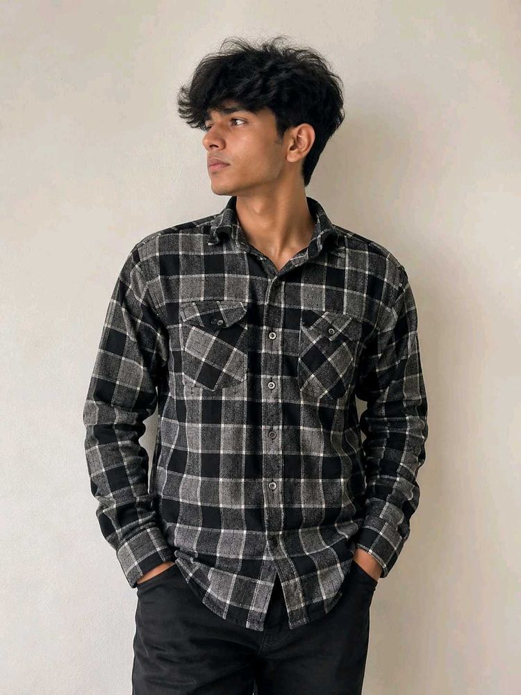 Classic Plaid Flannel Shirt