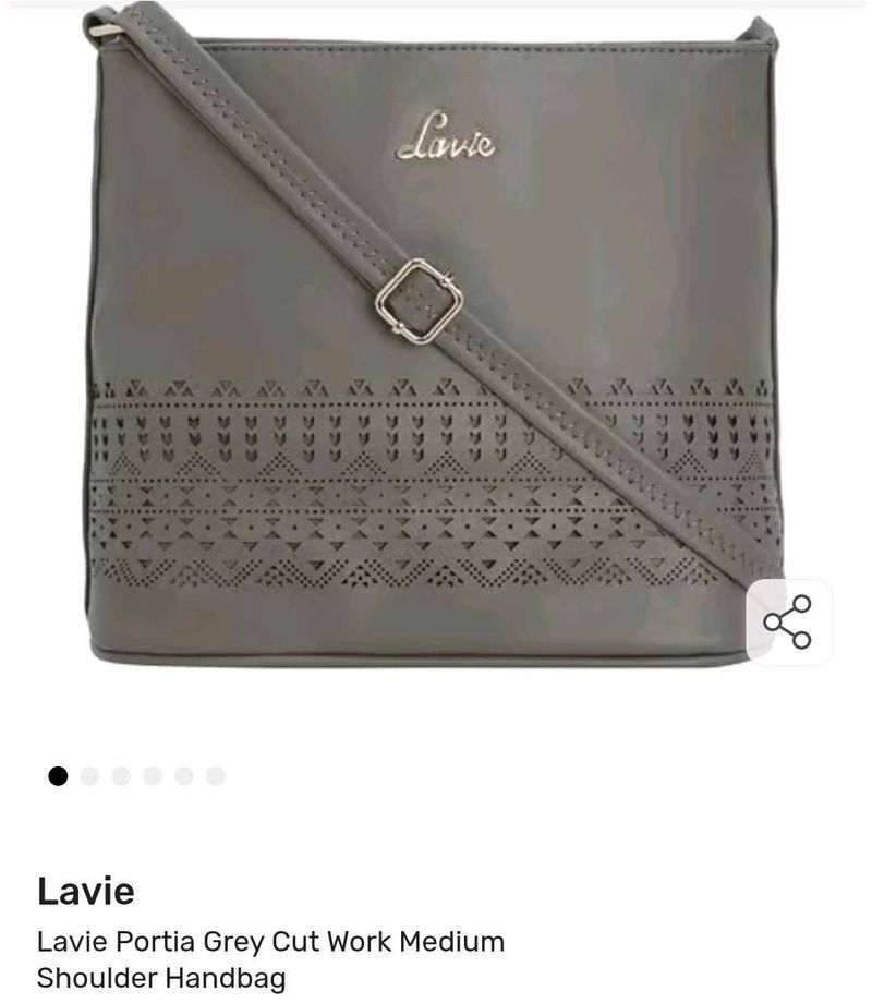 Lavie Portia Gray Shoulder Bag