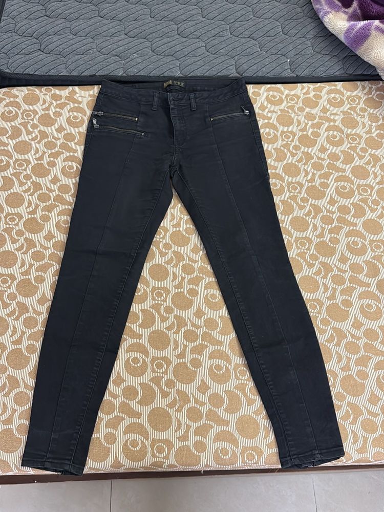 Zara Vintage Black Denim