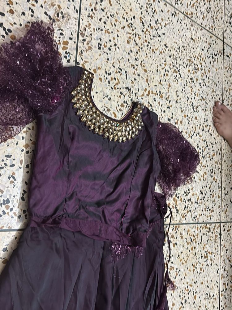 Elegant Purple Lehenga Choli