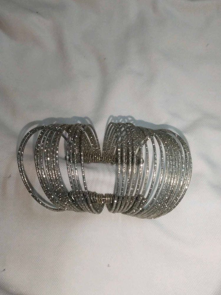 Silver Bangle Set