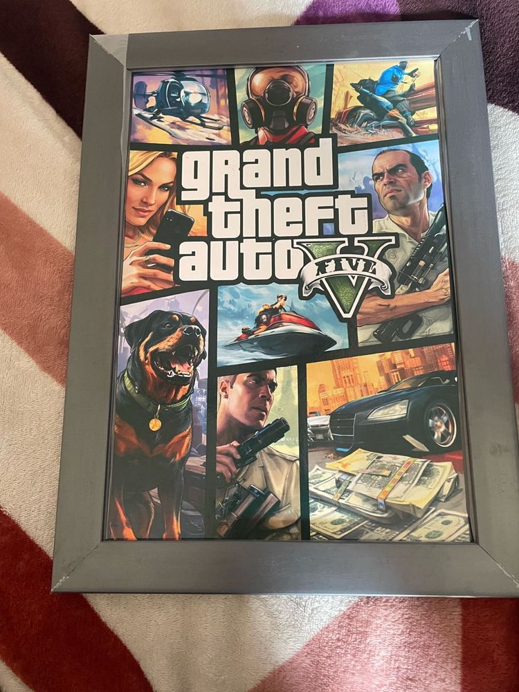 Grand Theft Auto V Framed Print