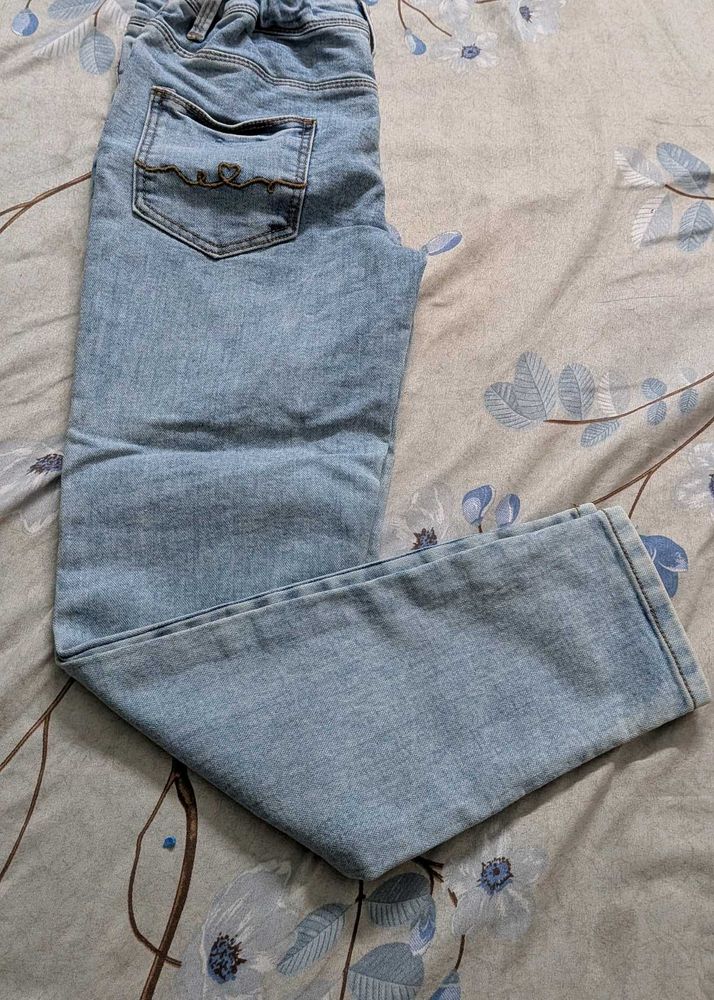 Light Wash Denim Jeans
