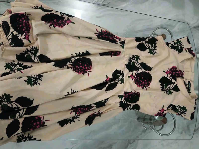 Floral Print A-Line Dress
