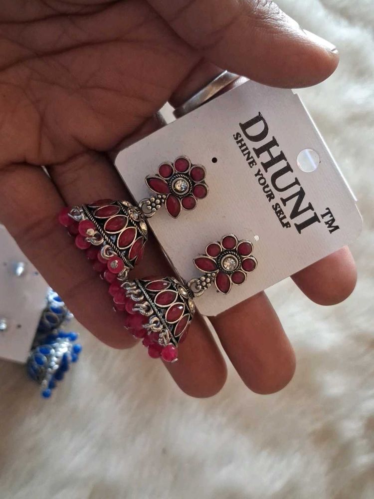 Stunning Dhuni Jhumka Earrings