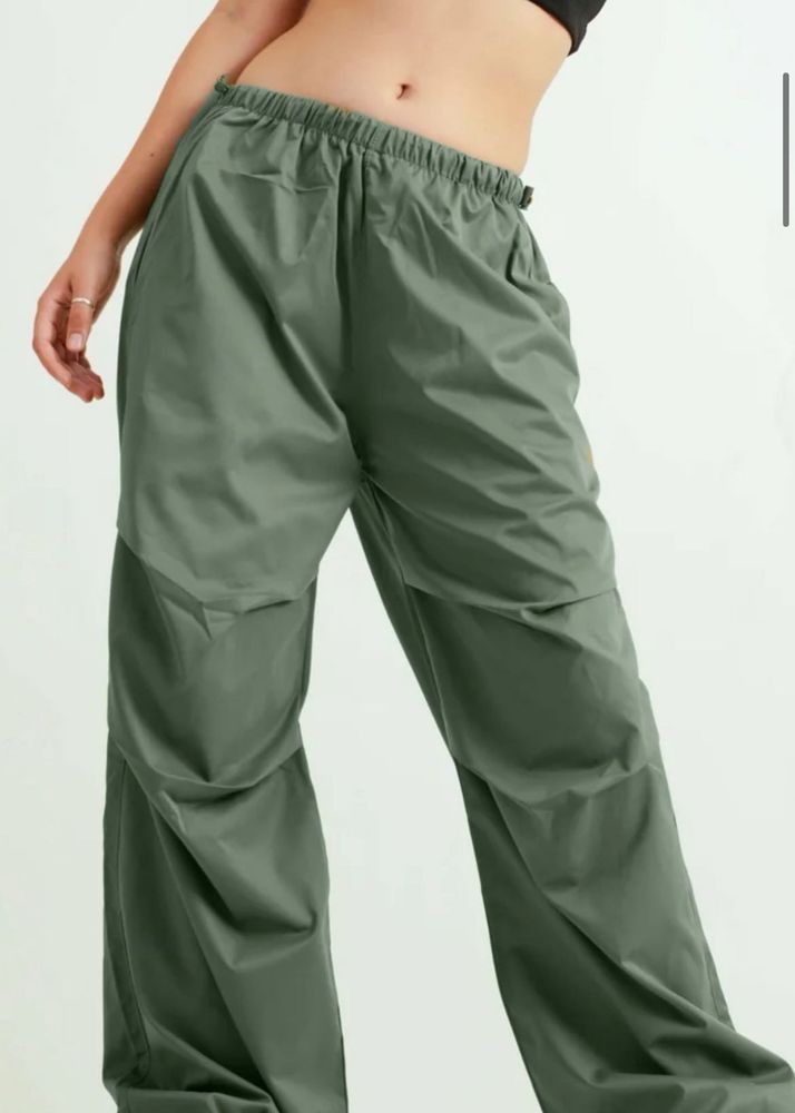burger bae parachute pants