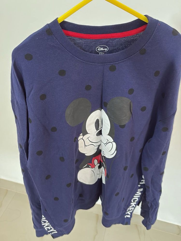 Disney Mickey Mouse Navy Sweatshirt