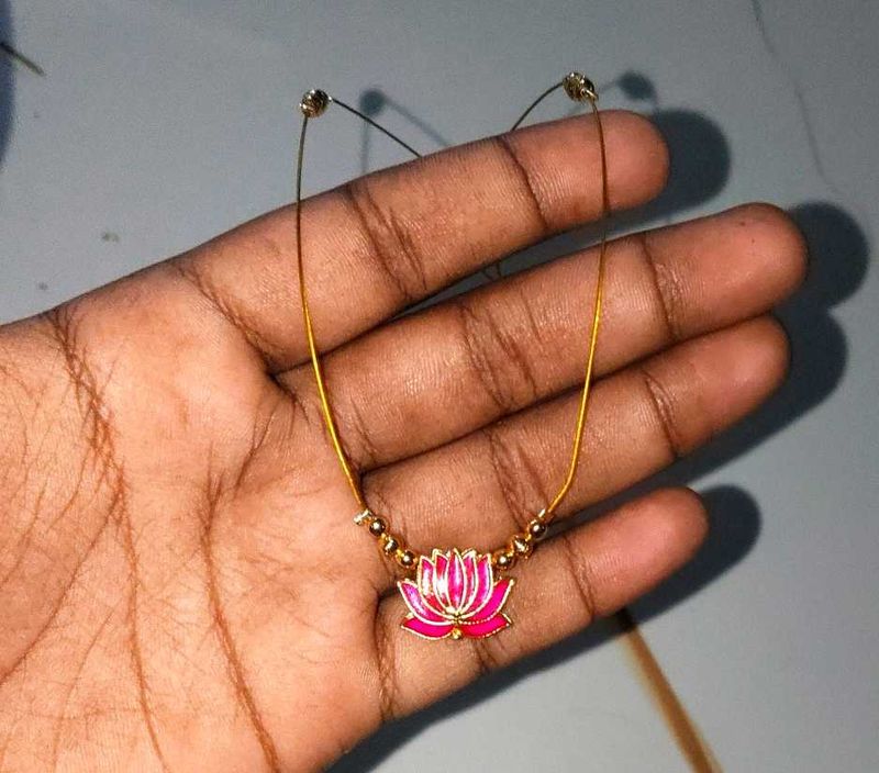 Lotus Pendant Necklace