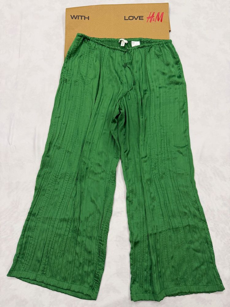 H&amp;M pull on wide trousers