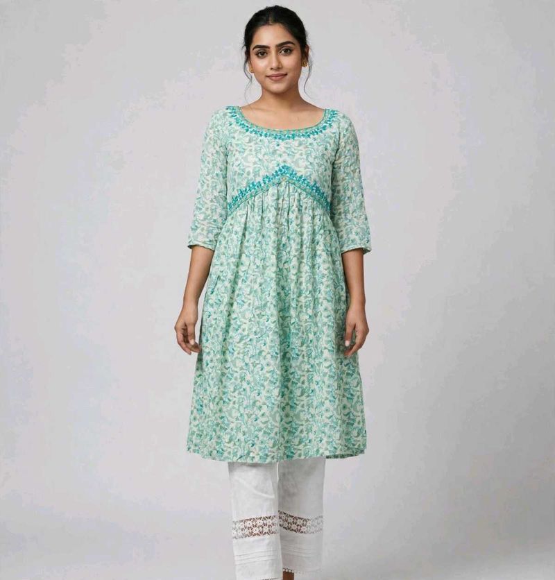 Designer Kurta with Palazzo Set