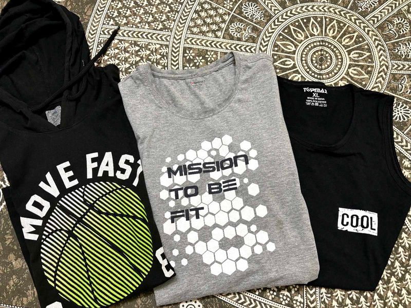 Bundle of 3 Men's Graphic vests