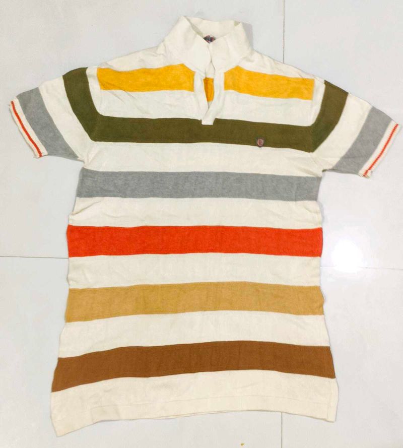 Striped Polo T-shirt