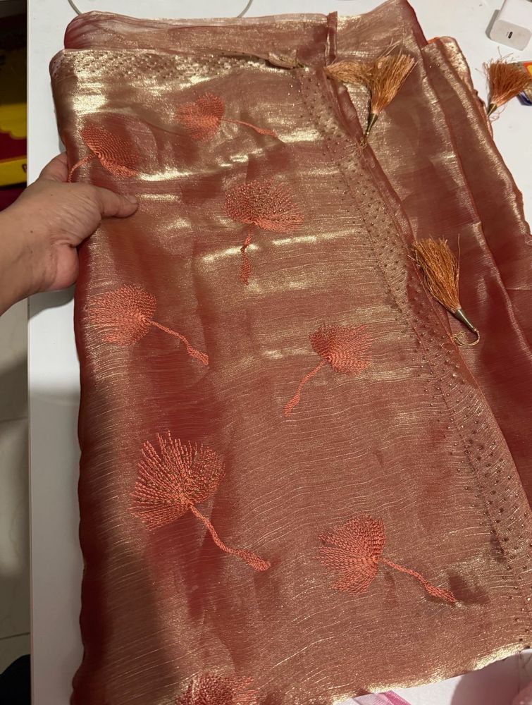 chikku color saree