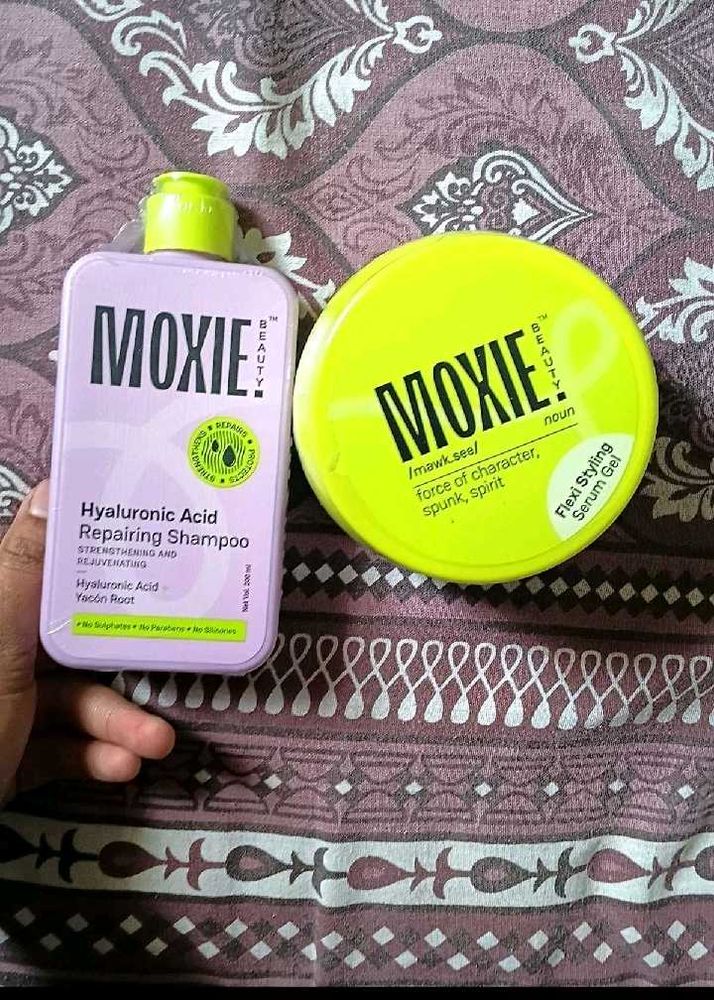Moxie Hyaluronic Acid Shampoo &amp; Styling Gel