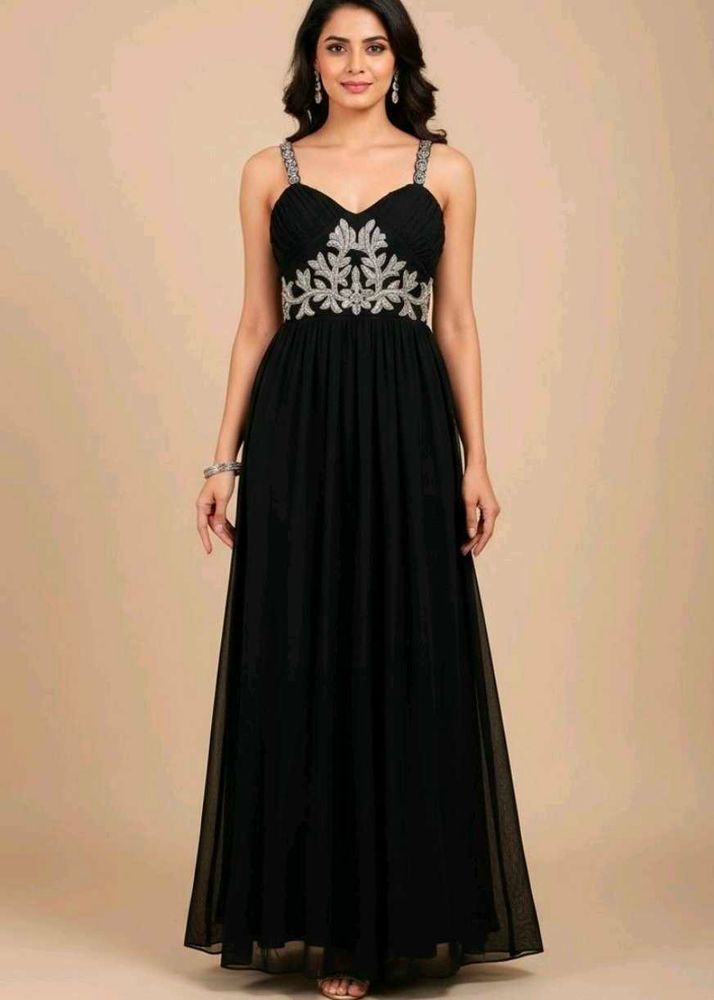 Elegant Black Maxi Dress