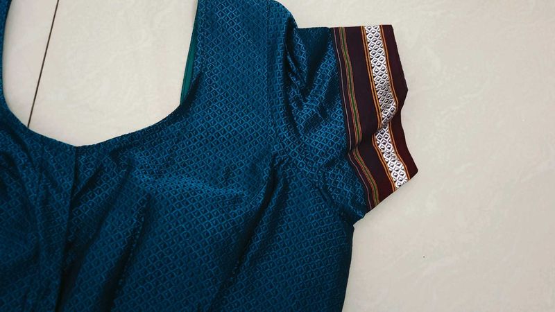 parrot green khan Blouse