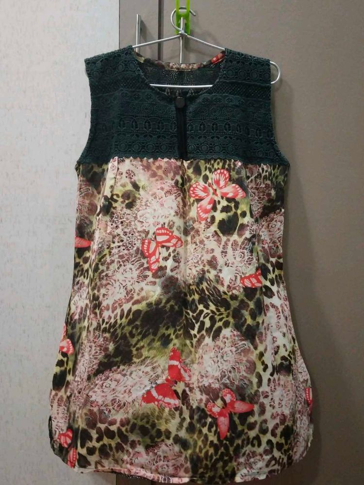 Butterfly Print Top