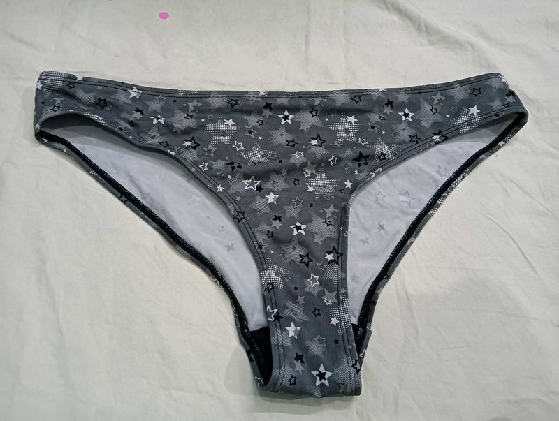 Grey Star 🤎Print Panties