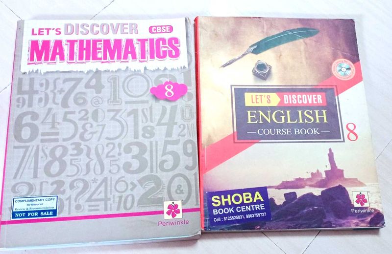 CBSE Class 8 Textbooks - Mathematics &amp; English