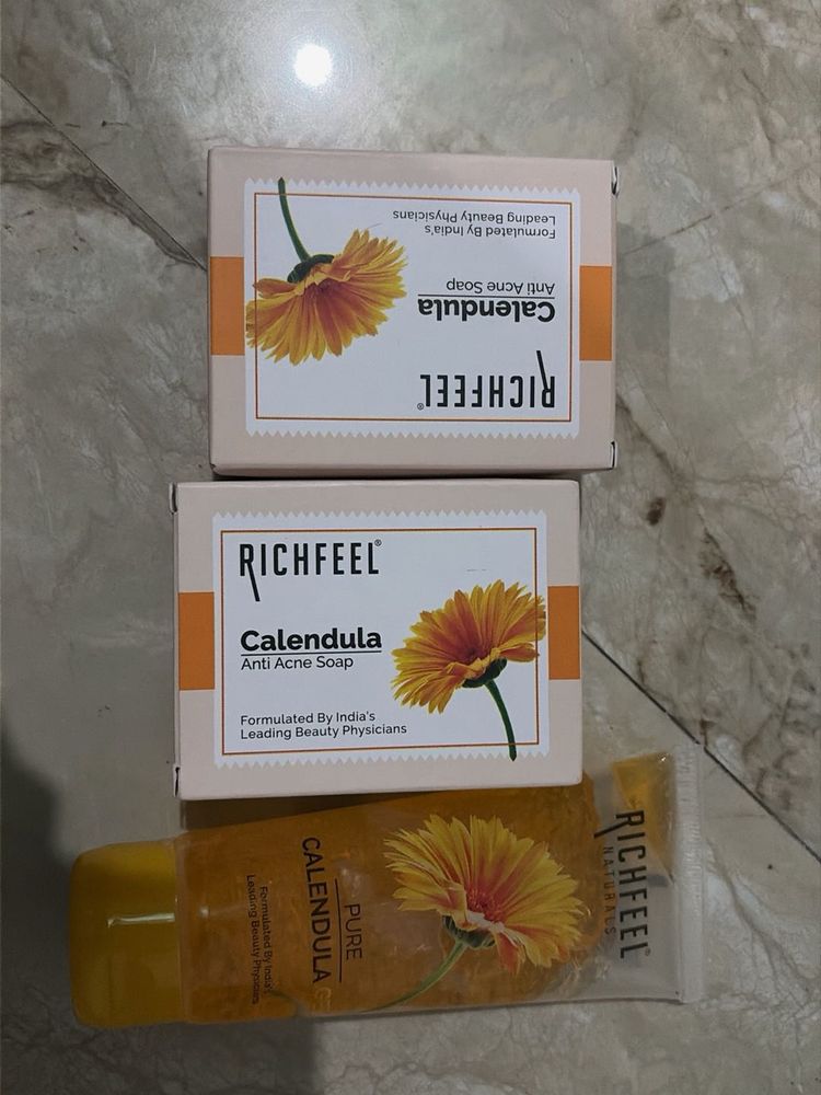 Richfeel Calendula Anti Acne Soap &amp; Gel