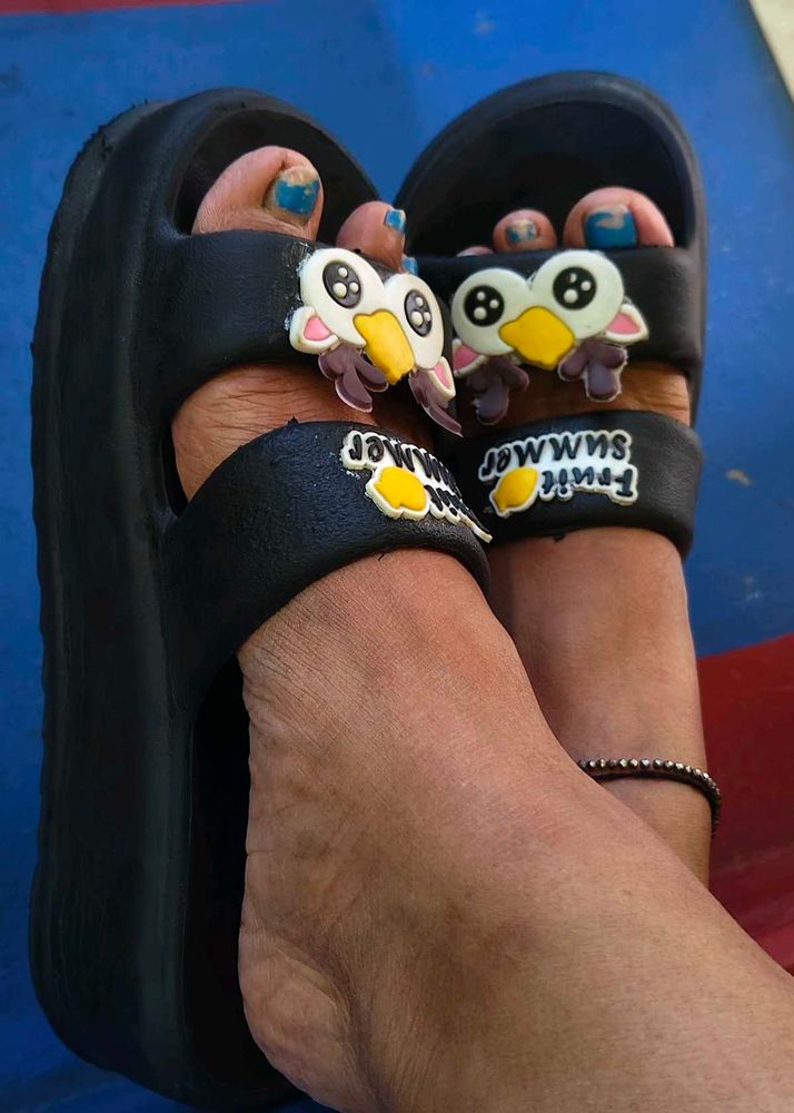 Cute Penguin Flip Flops