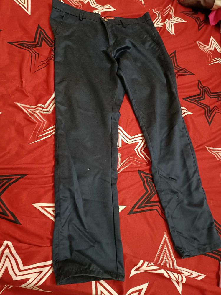 Navy Blue Pant Cotton Blend Just Once Used
