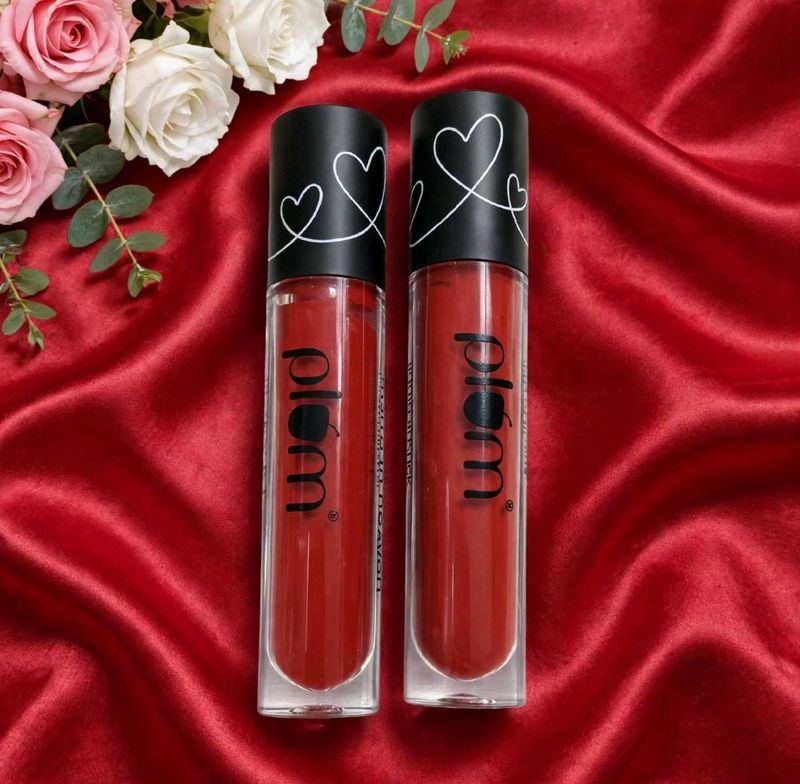 Plum Matte Liquid Lipsticks - Set of 2