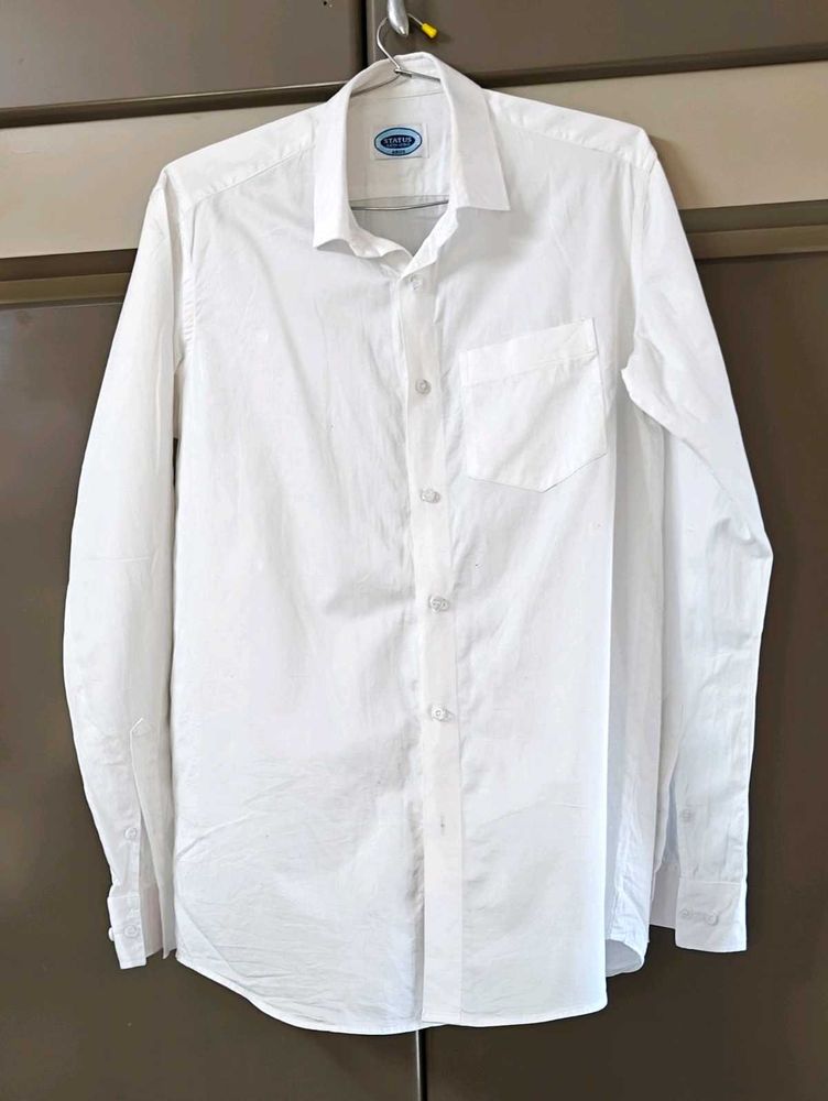 Classic White Long Sleeve Shirt