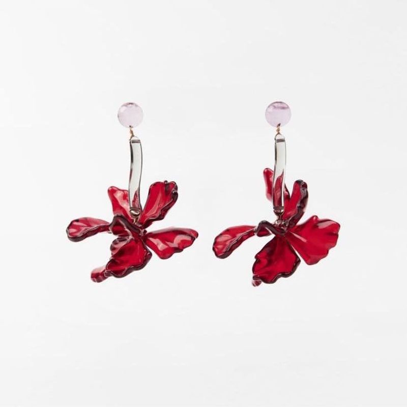 Brand New Zara Floral Earrings You Cannot Miss