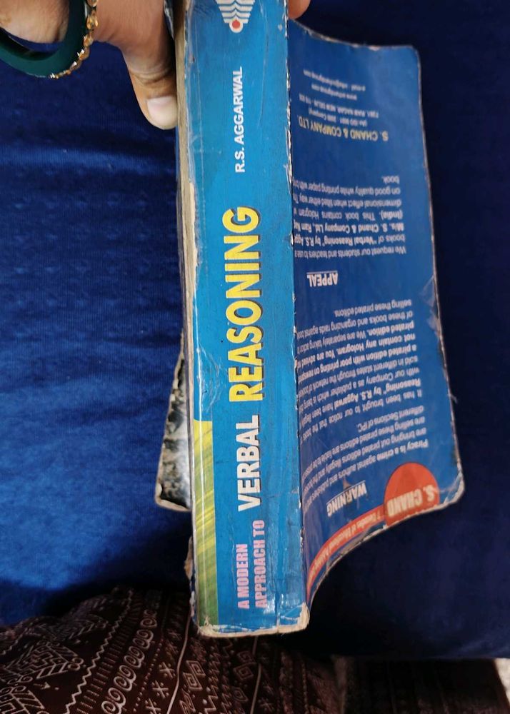 Verbal Reasoning: R.S. Aggarwal In English