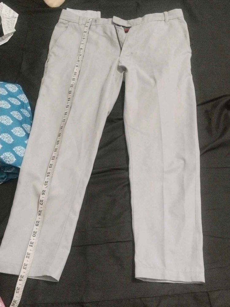 Men's Light Grey pant shirt