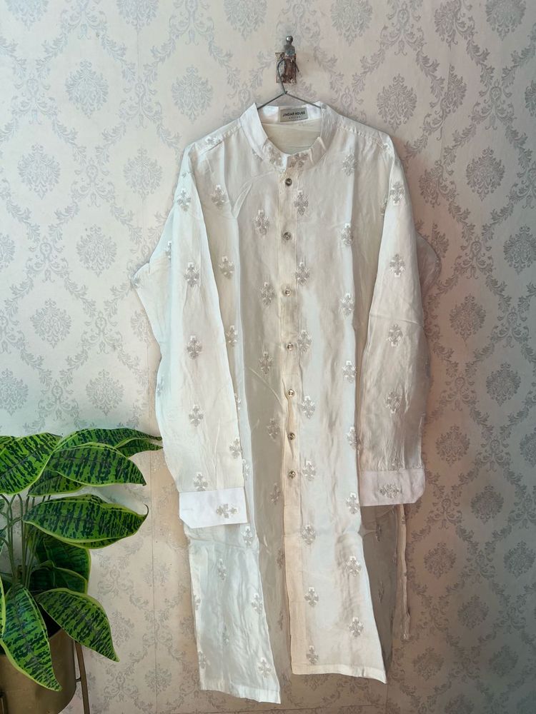 Elegant White Kurta Set