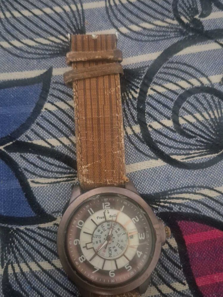 Men's Watch with Fabric Strap