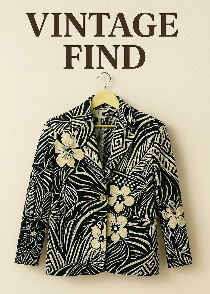 Floral Print Blazer
