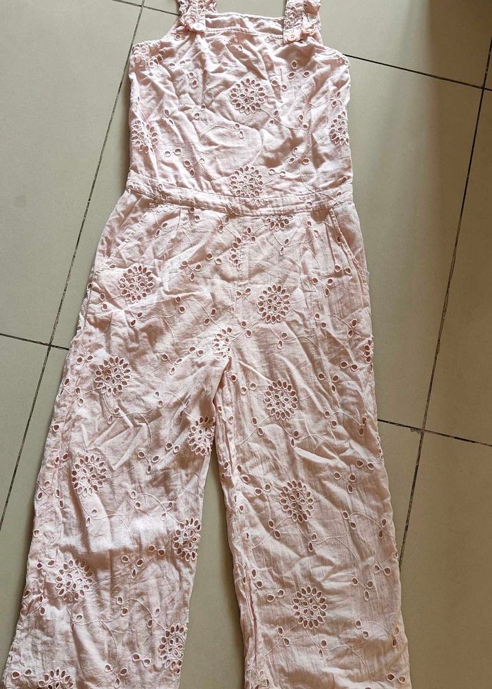 Floral Embroidered Jumpsuit