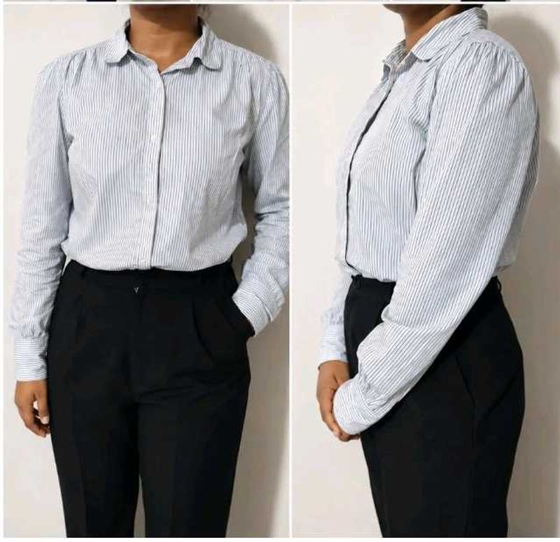 GAP Blue Striped Shirt