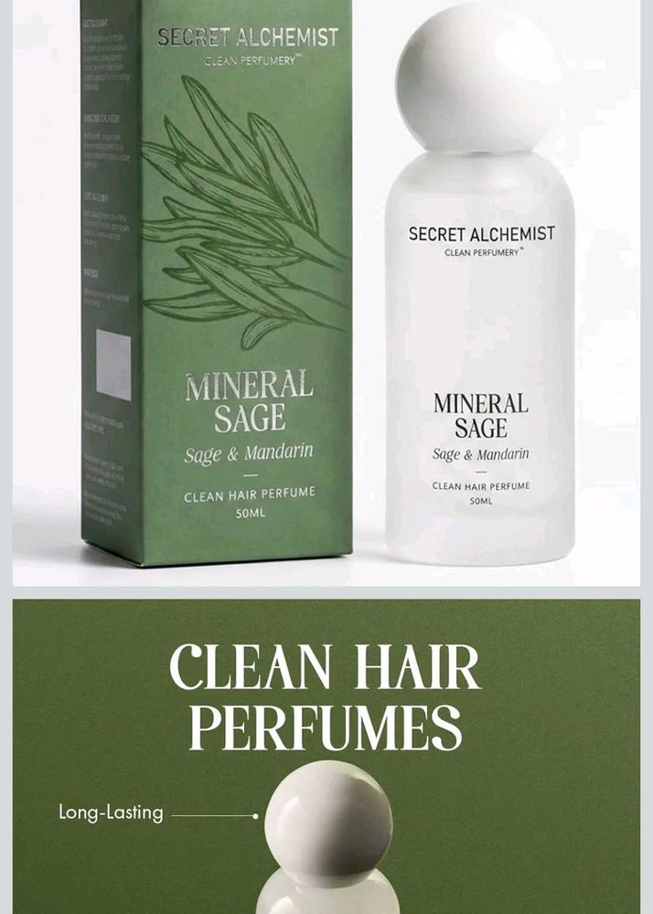 Secret Alchemist hair spray Mineral Sage Perfume