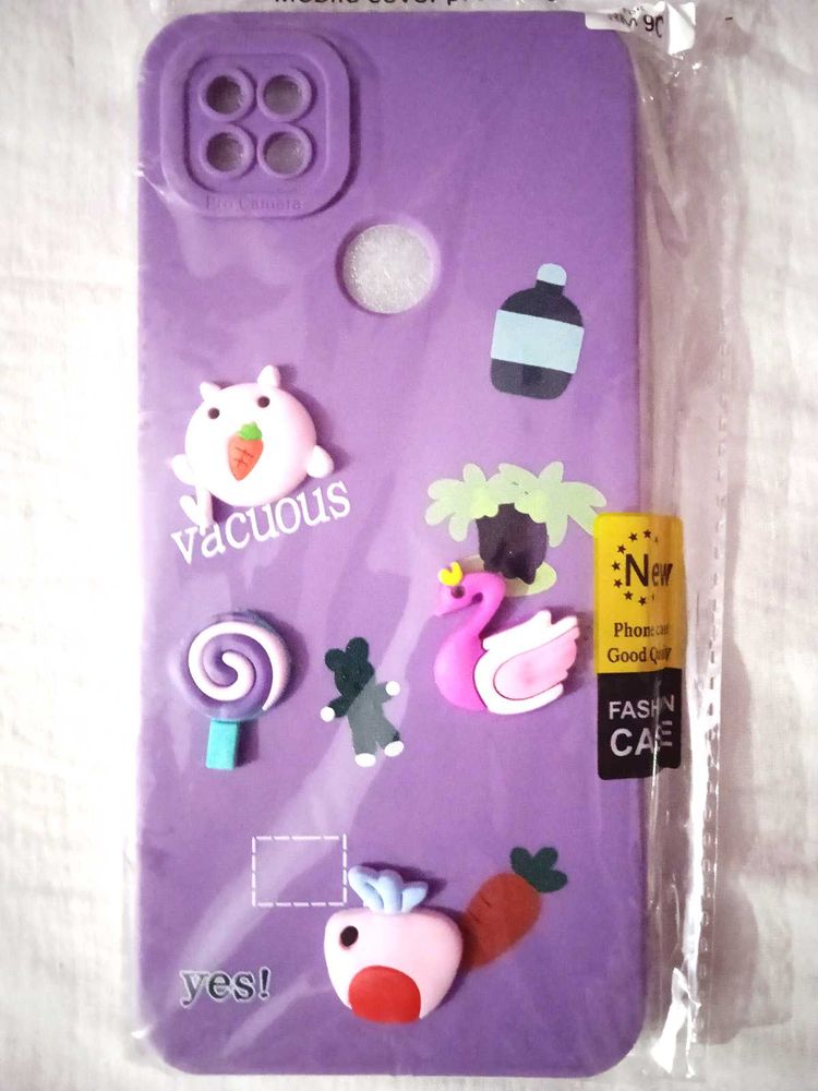 Cute Purple Phone Case with Charms
