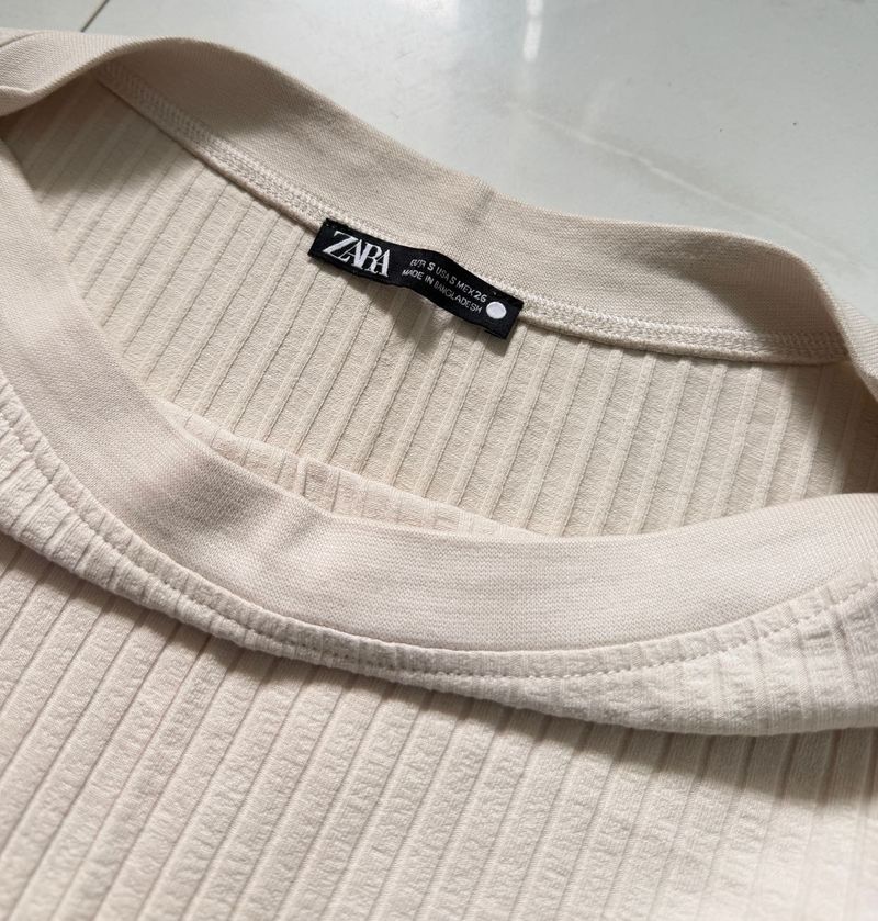 Zara Ribbed Knit bodycon dress