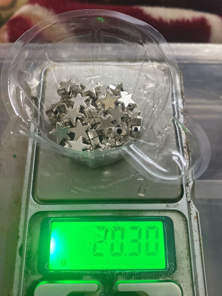 Star Space Beads Large Hole