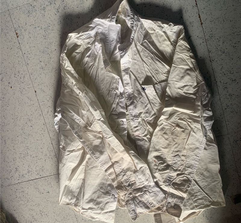Men's Classic White Button-Down Shirt